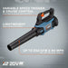 S2K3B2-01 Senix 20 Volt Max 3-Tool Cordless Combo Kit, 10-Inch String Trimmer, Blower & 18-Inch Hedge Trimmer