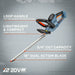 S2K3B2-01 Senix 20 Volt Max 3-Tool Cordless Combo Kit, 10-Inch String Trimmer, Blower & 18-Inch Hedge Trimmer